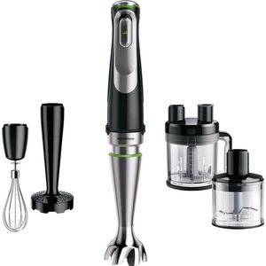 Staafmixer Set - Hakmolen - Groentesnijder - Soepmaker - Draadloos - Zwart