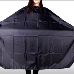 Kapmantel Guardian Beauty - Hairstyler accessoire - Bescherming klant knip- en verfbehandeling - Zwart - Plastic - Eenvoudig reinigen voor de volgende behandeling