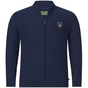 Charles Colby Gebreid vest 'Duke Thalaric'  donkerblauw