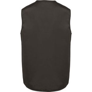 WK. Designed To Work Gevoerd unisex gilet in polykatoen met veel zakken WK609 - Dark Grey - 3XL