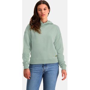 NOMAD® Rolleston Hoodie Dames | Maat XS | Groen | 100% Biologisch katoen | Capuchon | Super Comfortabel