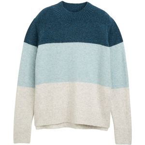 Tom Tailor Denim - Damespullover - Colourblocking - Regular Fit - Hoge Ronde Hals