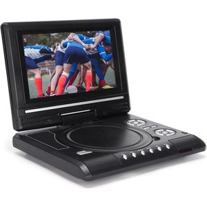 Draagbare High-Definition DVD-Speler met 270° Rotatie en Multifunctionele Mogelijkheden voor Thuis en Op Reis