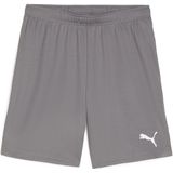 PUMA teamGOAL Shorts Heren Sportbroek - Cast Iron-PUMA Wit - Maat S