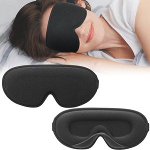 Ademend 3D Slaapmasker voor Zijslapers - Verstelbaar en Comfortabel Oogmasker