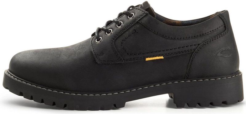 camel active - Oxford - Veterschoen - Zwart - Echt Leer