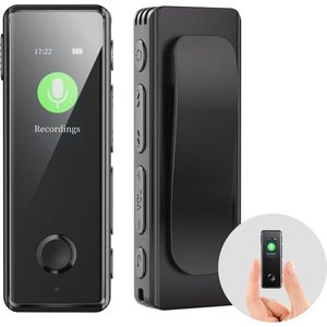 64GB Digitale Voice Recorder voor Vergaderingen en Interviews - Oplaadbaar en Spraak Geactiveerd Opnameapparaat