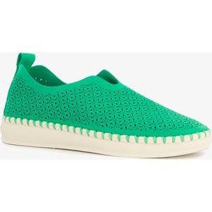 Hush Puppies Daisy dames instappers groen - Maat 37 - Uitneembare zool