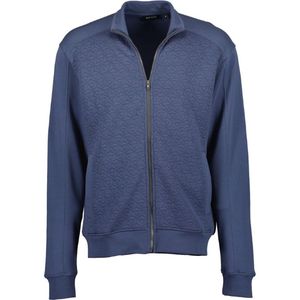 Blue Seven - Vest 370186 blauw heren uni / relief - maat M