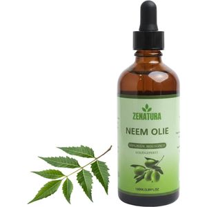 Zenatura® Neemolie - 100ml - 100% Puur, Biologisch - Neemolie voor Planten - Neem Olie als Haarolie en Huidolie