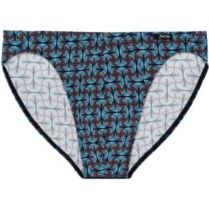 HOM - Aloys - Comfort Micro Briefs - Blauw en Wit - Lotusprint - Premium Collectie