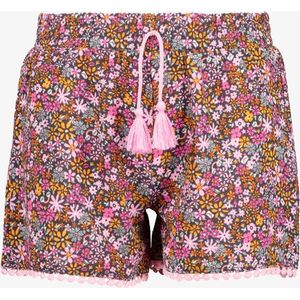 TwoDay meisjes short met bloemenprint - Roze - Maat 170