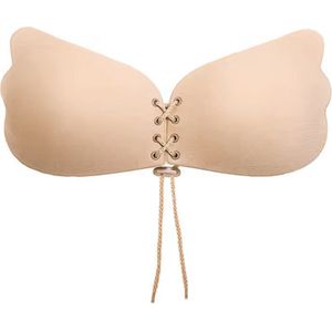 CHPN - Zelfklevende BH - Zelfklevende Push up beha - Push-Up Beha - Plakbeha - Beige - A-cup - Strapless Bra - Zelfklevende BH - Rugloze Bh - Push-Up Beha - Verstelbaar