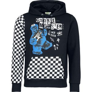 Sesame Street Cookie Monster Heren Trui met capuchon - meerkleurig - S