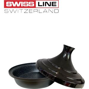Swiss Line Tajine 33cm - Zwart in Aluminium