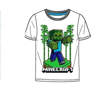 Minecraft t-shirt korte mouw - maat 140 - 10 jaar