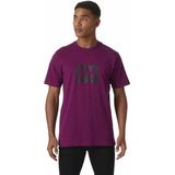 Helly Hansen - Box T - T-shirt - Paars - Korte Mouwen