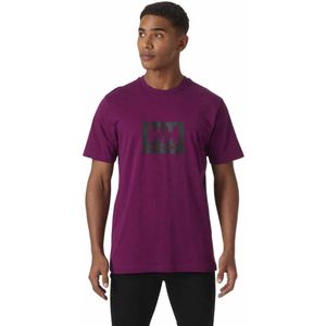 Helly Hansen - Box T - T-shirt - Paars - Korte Mouwen