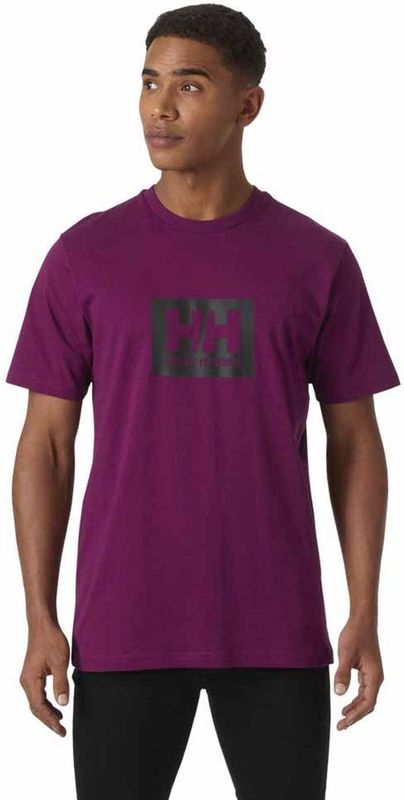 Helly Hansen - Box T - T-shirt - Paars - Korte Mouwen