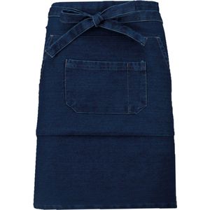 Schort/Tuniek/Werkblouse Unisex One Size Kariban Denim 65% Katoen, 35% Polyester