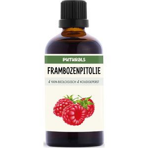 Puturals Frambozenpitolie 100% Biologisch - 100ml - Koudgeperst en Puur - Raspberry Seed Oil voor Huid en Haar