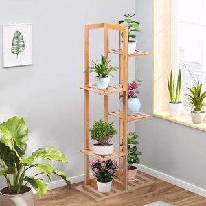 Huishoudelijk Plant Opslagrek - Meerlaagse Staande Ingemaakte Opbergrek voor Balkon Woonkamer - 177x87x40"" - Content in HTML .