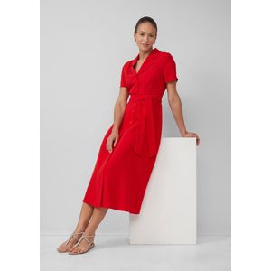 s.Oliver - Overhemdjurk - Maxilengte - Crêpe Stof