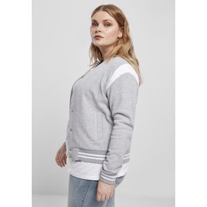 Urban Classics - Organic Inset College jacket - S - Grijs