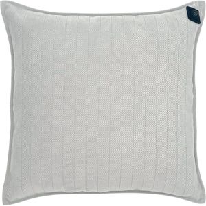 Warmpi® Draadloos Warmtekussen incl Warmpi® Powerbank (10.000mah) - Chenille Lichtgrijs - Elektrisch Verwarmd sierkussen heeft ook kabel van 3m voor opwarming via stopcontact of USB Poort - 3 standen - Afmeting 45x45cm - oplaadbaar infrarood kussen