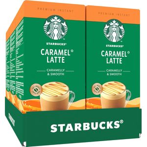 Starbucks Caramel latte oploskoffie - 6 doosjes x 5 zakjes