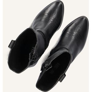 Wysh Nolia Cowboylaarzen - Western Laarzen - Meisjes - Zwart - Maat 33
