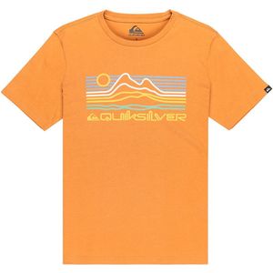 Quiksilver - Ev Light Waves - T-shirt - Oranje - Korte Mouwen
