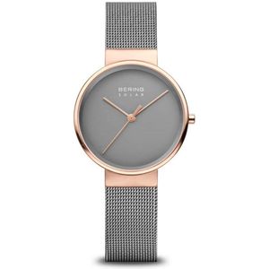Bering- Slim Solar dames horloge 14331-369 - 31 mm - rosé