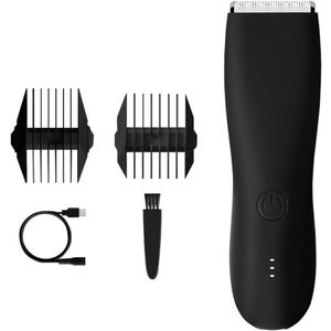 Heren Lichaamshaar Trimmer Dames Scheerapparaat Epilator Bikini Trimmer Lies en Lichaam Scheerapparaat Arm Baard Scheerapparaat Zwart (zonder basis)