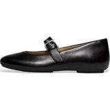 Fitflop - E3D-090 - Leren Ballerina's - Zwart - Plat - Gesp - Casual