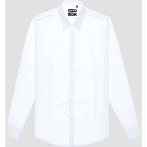 Antony Morato Heren Overhemd Wit MMSL00628-FA400078/1000