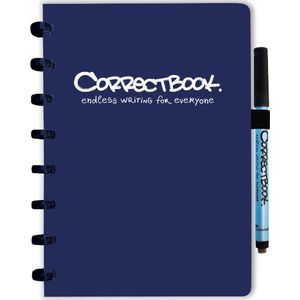 Correctbook Uitwisbaar notitieboek Original A5 Midnight Blue Blanco