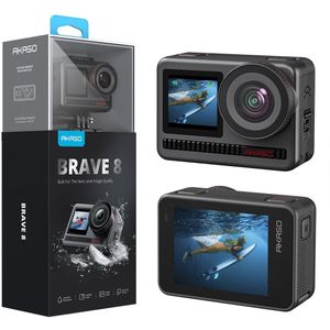 AKASO Brave 8 - Action Camera - 4K60FPS - Waterdicht 60M - Dubbel Touchscreen