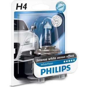 Philips Autolamp White Vision H4 12 Volt 55/60 Watt Per Stuk