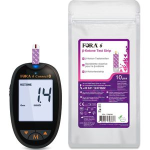 FORA 6 Connect Ketonenmeter - mg/dl (Multi-parameter)