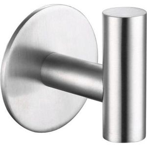 Jumada's Wandhaak - Zelfklevend - Muur haak - Zilver - Badkamer - Kamer - 2 stuks