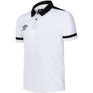 Umbro Manyara Korte Mouw Poloshirt Wit 14 Years Jongen
