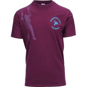 Fostex Garments - T-shirt Pegasus Paratrooper (kleur: Maroon / maat: L)