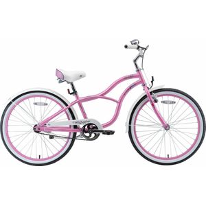 Bikestar kinderfiets Cruiser 24 inch roze