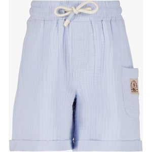 Unsigned jongens mousseline short lichtblauw - Maat 122