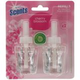 At Home - Elektrische Luchtverfrisser - Kers - 2 Navullingen 19ml