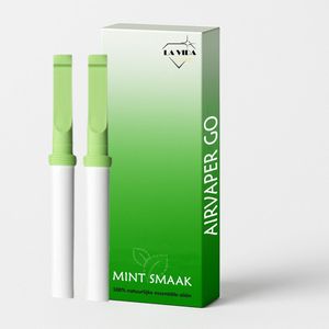 Airvaper Go - (Wegwerp Model niet navulbaar) Stoppen met Roken - Nicotine Vervanger - Anti Rook Ketting - Nicotine pleisters - Ademhalingsketting - Sigaretten - Vape