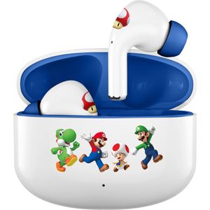 Super Mario - Friends - draadloze oordopjes - met oplaadcase - touch control - extra eartips - TWS earpods bluetooth