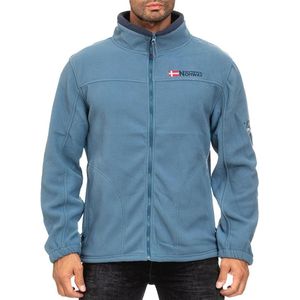 Warme fleece jas met ritssluiting voor heren - comfortabele winterpullover voor buitenactiviteiten