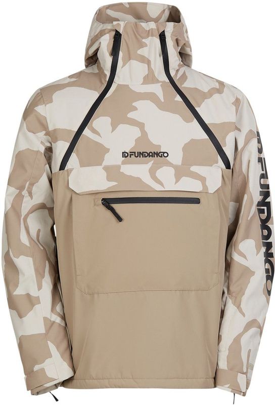 Fundango Outdoorjas 'Hydra ECO Anorak'  donkerbruin